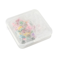 8 шт. 8-цветные стеклянные бусины&nbsp;LAMP-FS0001-62