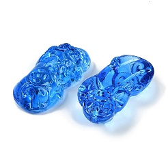 Окрашенного распылением имитация нефрита стеклянные бусины&nbsp;GLAA-Z007-01B