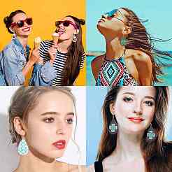 DIY серьги решений&nbsp;DIY-SC0008-61P