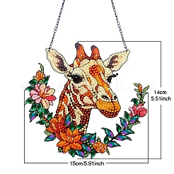 Kits de peinture au diamant girafe&nbsp;PW-WGA08F4-01