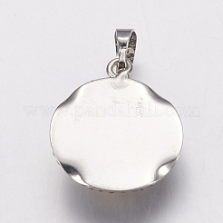 Подвески латунные горный хрусталь&nbsp;ZIRC-F071-02