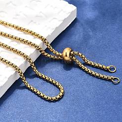 Регулируемые ожерелья из нержавеющей стали 304 X-NJEW-L156-002B-G