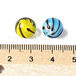 Ручной прозрачные бусины бусины BLOW-D300-08A