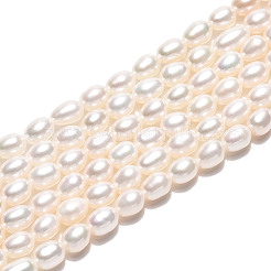 Нити из натурального культивированного пресноводного жемчуга PEAR-N024-03-4AB