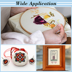 Ткань для вышивки крестиком из хлопка плотностью 18 карат. DIY-WH0021-13C