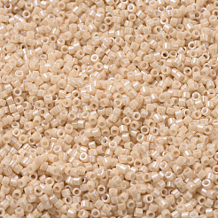 MIYUKIデリカビーズ小  シリンダー  日本製シードビーズ  15/0  （dbs0205)ライトキャラメルセイロン  1.1x1.3mm  穴：0.7mm  約175000個/袋  50 G /袋&nbsp;SEED-X0054-DBS0205