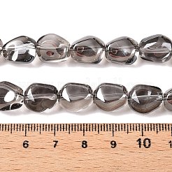 Стеклянные бусины с гальваническим покрытием &nbsp;EGLA-T021-08K