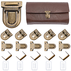 12 Satz Eisen-Geldbörsen-Druckverschluss-Sets&nbsp;IFIN-CL0001-06AB