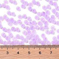 6/0 perle di semi di vetro imitazione giada&nbsp;SEED-T006-04A-03