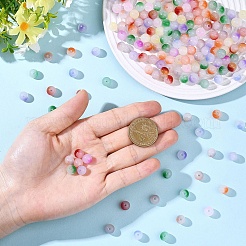 400 pieza de perlas de vidrio transparentes para pintura para hornear&nbsp;DGLA-YW0001-61A