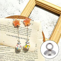 100 шт. 5 стиля 201 нержавеющая сталь бусины колпачки подвески STAS-GO0001-11