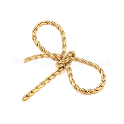 Ионное покрытие (ip) 304 нержавеющая сталь витые звенья бант соединительные подвески&nbsp;STAS-S125-01G