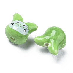 Фарфоровые бусины ручной работы PORC-T007-04N