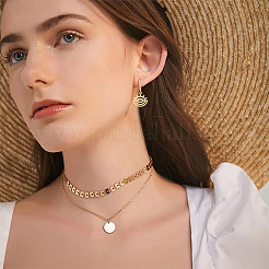 20 шт. подвески из нержавеющей стали 201 двух цветов&nbsp;STAS-DC0012-86