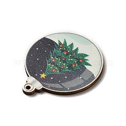 Деревянные подвески с односторонним принтом&nbsp;LS-WOOD-H102-02H