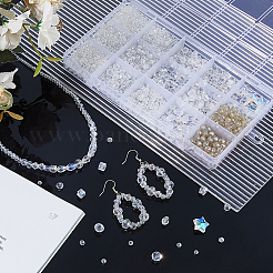 Стеклянные бусины с гальваническим покрытием &nbsp;EGLA-DC0001-15