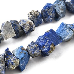 Нитки бусины из натурального ляписа-лазури G-I283-F21