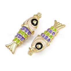 Pendentifs d'émail en laiton &nbsp;X1-KK-L241-23G-04