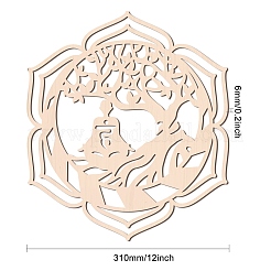 Лазерная резка деревянная настенная скульптура WOOD-WH0105-007