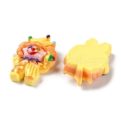 Забавные кабошоны из непрозрачной смолы&nbsp;RESI-Z010-01E