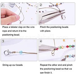 Зажимные бусины из латуни KK-PH0035-29S