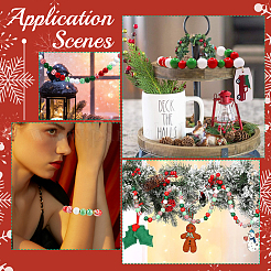 9 стиль окрашенные натуральные деревянные европейские бусины&nbsp;WOOD-SP0001-14