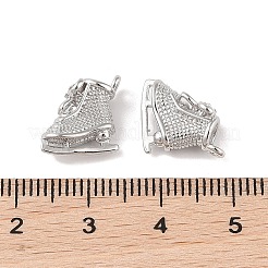 Pendentifs avec zircon cubiques à micro-pavés en laiton&nbsp;KK-Q816-26P
