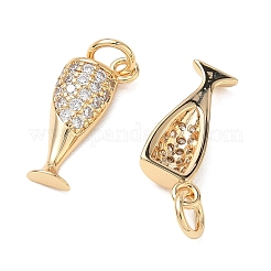 Pendentifs en laiton Shegrace avec zircon cubique transparent&nbsp;XGRQ3K203-525G