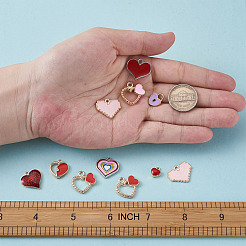 Подвески из эмали и сплава&nbsp;PALLOY-KS0002-04