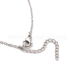 Collares colgantes de acero inoxidable 304&nbsp;NJEW-U002-17P