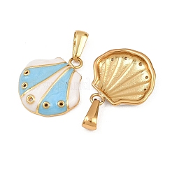 Подвески из нержавеющей стали 304 с эмалью&nbsp;STAS-P438-07G