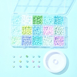 Наборы для изготовления браслетов из стеклянных бусин своими руками&nbsp;SEED-FS0001-38