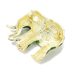 Булавки с эмалью слона JEWB-R051-03LG-02