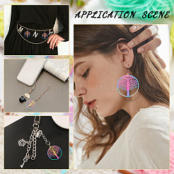 Ионное покрытие (ip) 201 нержавеющая сталь филигранные подвески запирающиеся маркеры стежков HJEW-PH01562