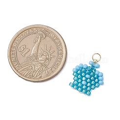 Подвески-короны из стеклянных бусинок&nbsp;PALLOY-MZ00980-06