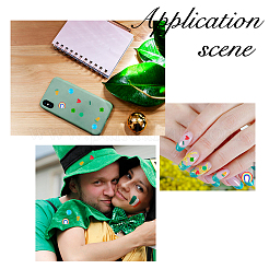 200 г 10 стиля наборы кабошонов из полимерной глины ручной работы ко дню святого патрика CLAY-FH0001-26