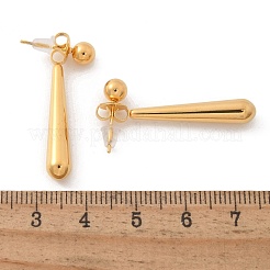 Серьги-гвоздики из нержавеющей стали 304&nbsp;EJEW-Z084-08G