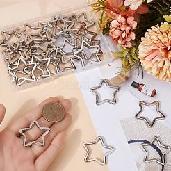 30 шт. Железные брелоки для ключей STAS-SC0009-04