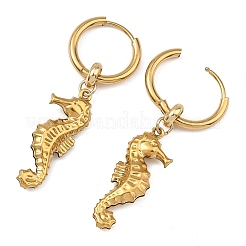 Boucles d'oreilles pendantes créoles en acier inoxydable 304&nbsp;EJEW-JE07267-01