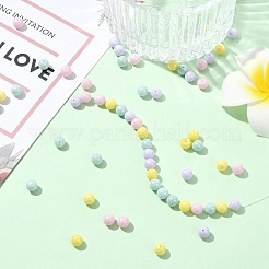 60 шт. 4-х цветные бусины из кубического циркония с имитацией жемчуга ZIRC-CJ0001-30