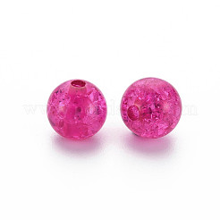 Perles en acrylique transparentes craquelées&nbsp;MACR-S373-66C-N17