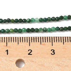 Природные африканские нефритовые бусы пряди G-D306-A07-2mm