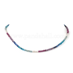 Halsketten aus 3 mm facettierten&nbsp;NJEW-JN06277
