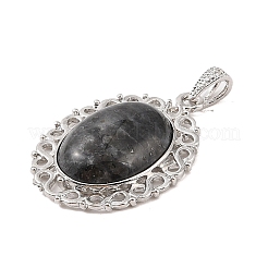 Подвески из натурального ларвикита G-A226-03P-06