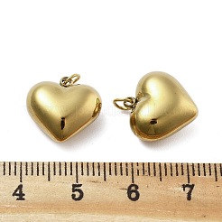 Подвески в форме сердца из нержавеющей стали 304&nbsp;STAS-D302-16G