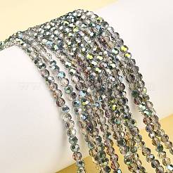 Стеклянные бусины с гальваническим покрытием &nbsp;X-EGLA-D021-15