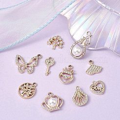 10шт 10 подвески из сплава с УФ-покрытием ALRI-YW0001-17