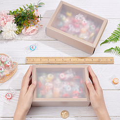 Шкатулки из крафт-бумаги CON-WH0068-65D