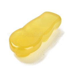 Резные подвески из натурального желтого агата G-K349-04B