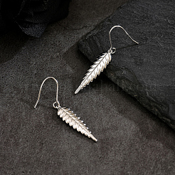 Серьги с подвесками из латуни&nbsp;FY4465